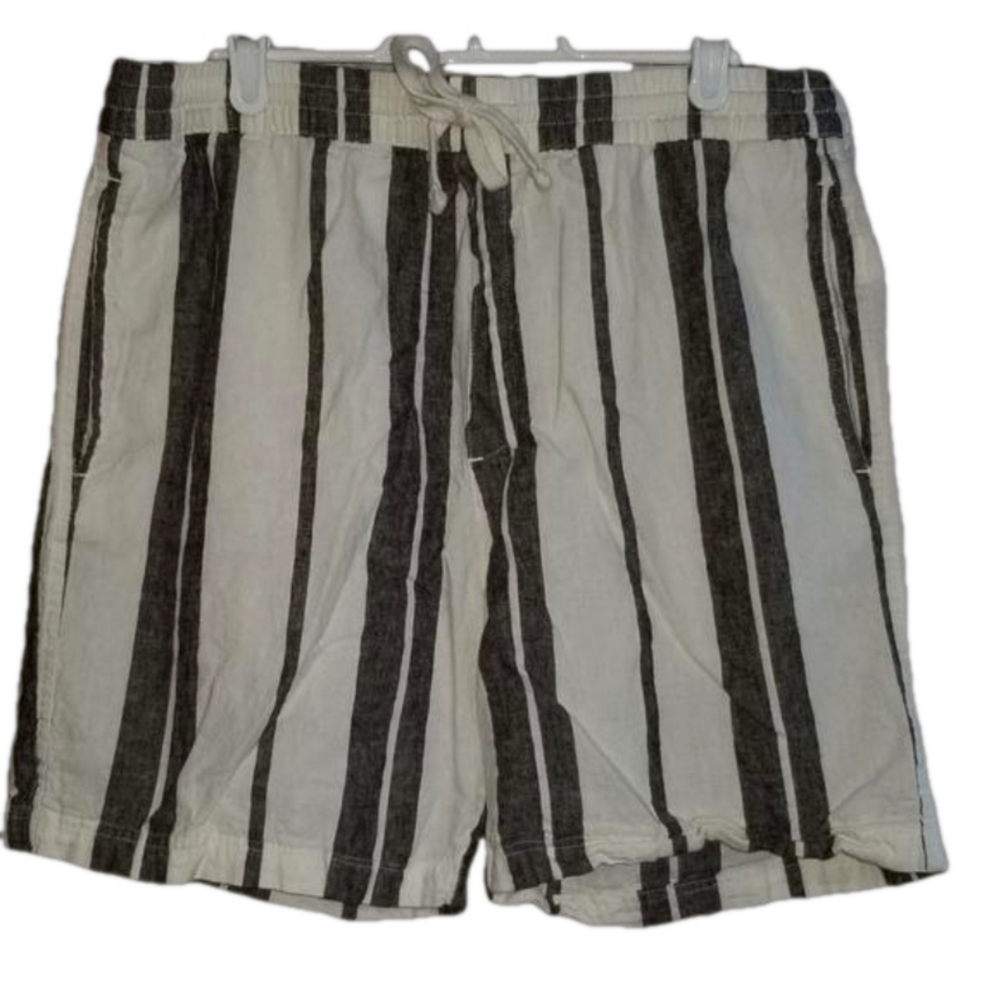 Urban Heritage Resort Cotton Linen Shorts Label Reads Size Large